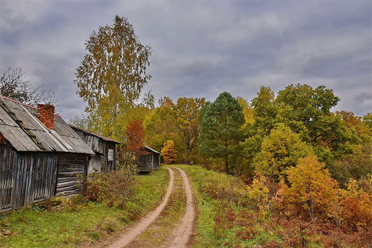 Осень в деревне (24 фото)